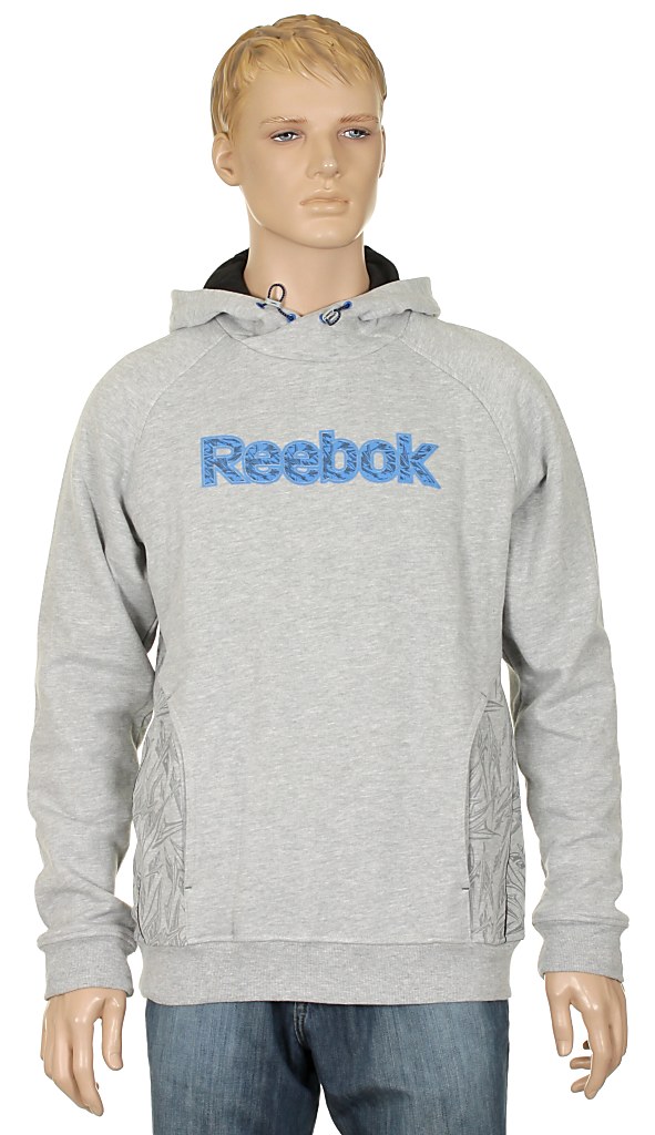 mikina Reebok AB - Reebok Medium Gray Heather