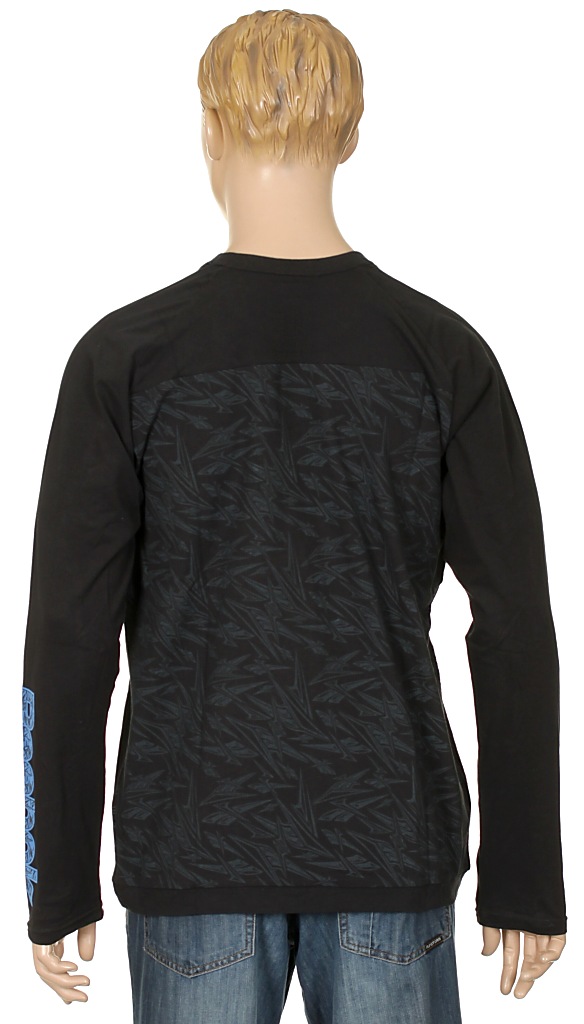tričko Reebok AB Big Logo LS - Black/Black