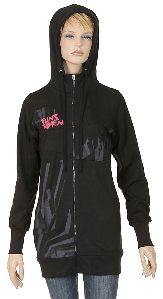 sweatshirt Funstorm Shelby Zip - Black