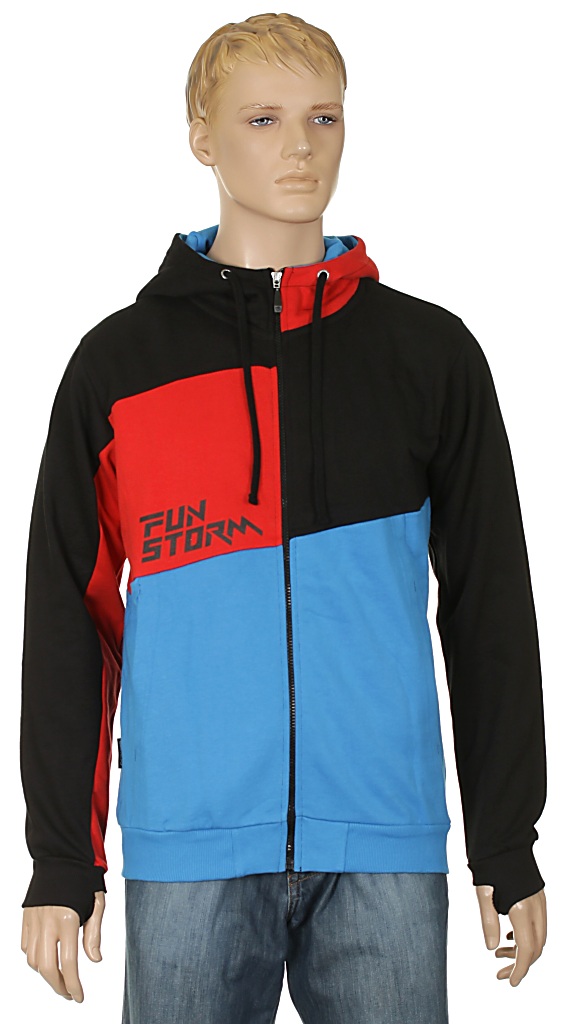 mikina Funstorm Break Zip - Blue