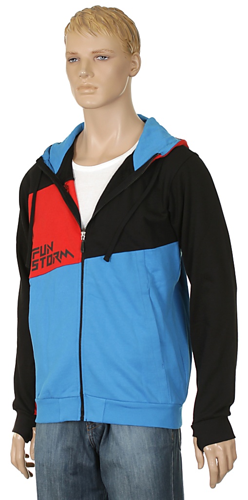 mikina Funstorm Break Zip - Blue