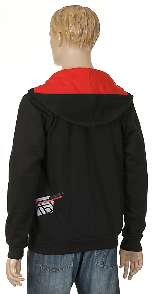 mikina Funstorm Bevan Zip - Black