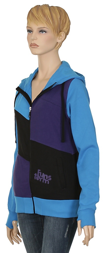 mikina Funstorm Elsie Zip - Blue