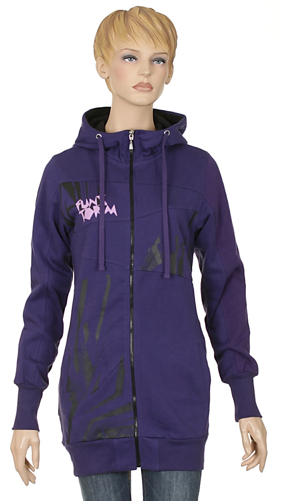sweatshirt Funstorm Shelby Zip - Violet