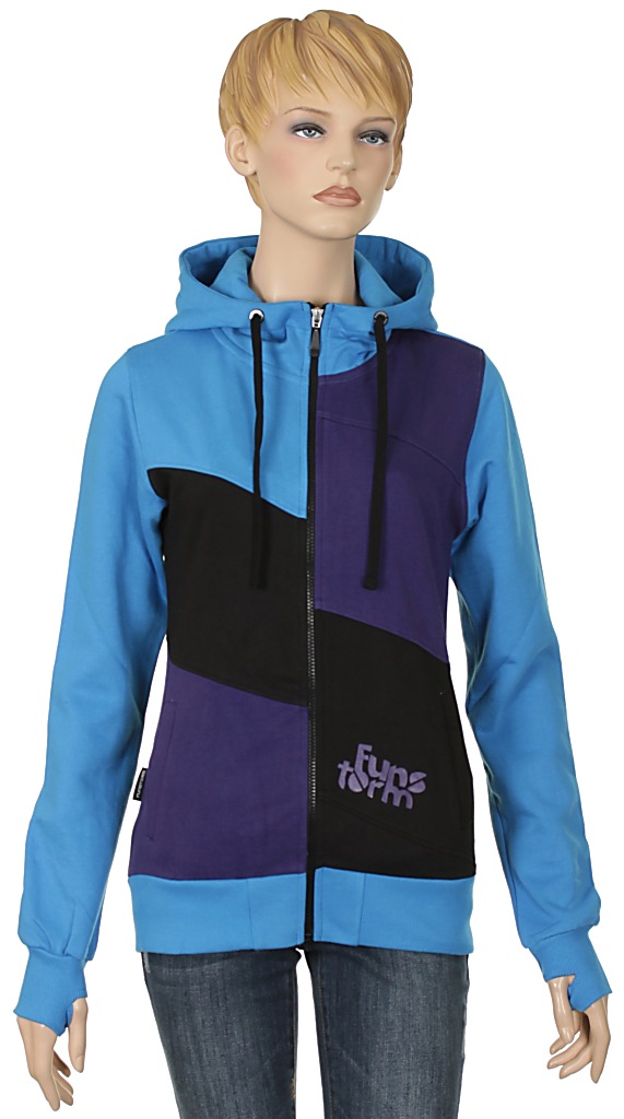 mikina Funstorm Elsie Zip - Blue