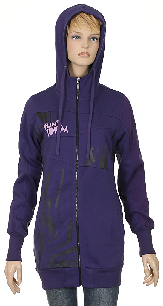 sweatshirt Funstorm Shelby Zip - Violet