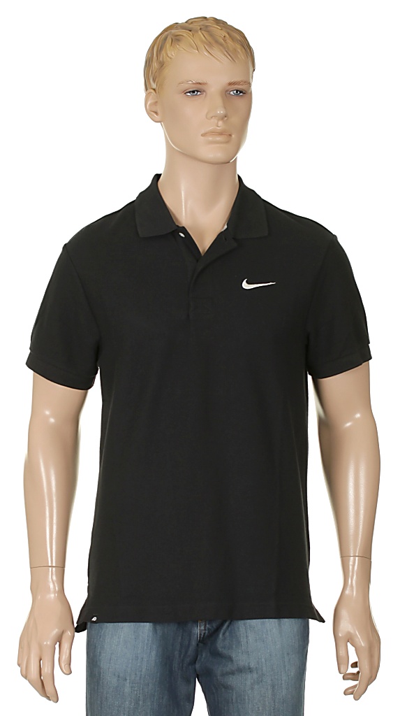 koszulka trykotowa Nike AD Club Pique Polo - 010/Black/White