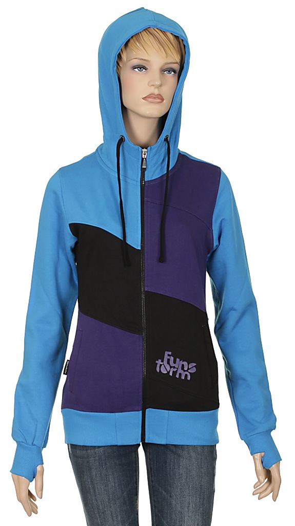 mikina Funstorm Elsie Zip - Blue