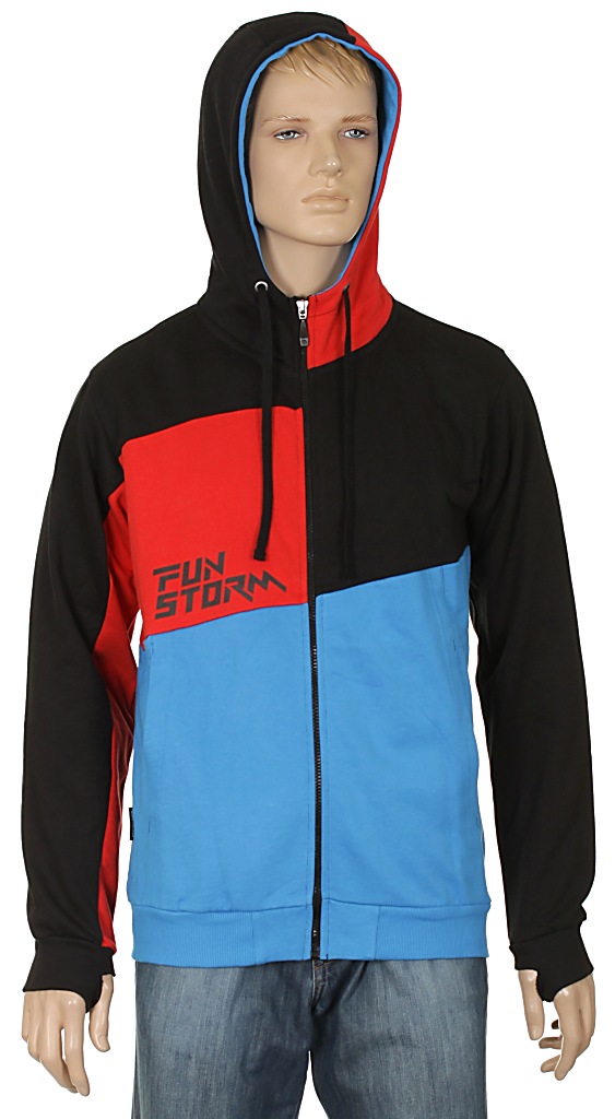 mikina Funstorm Break Zip - Blue