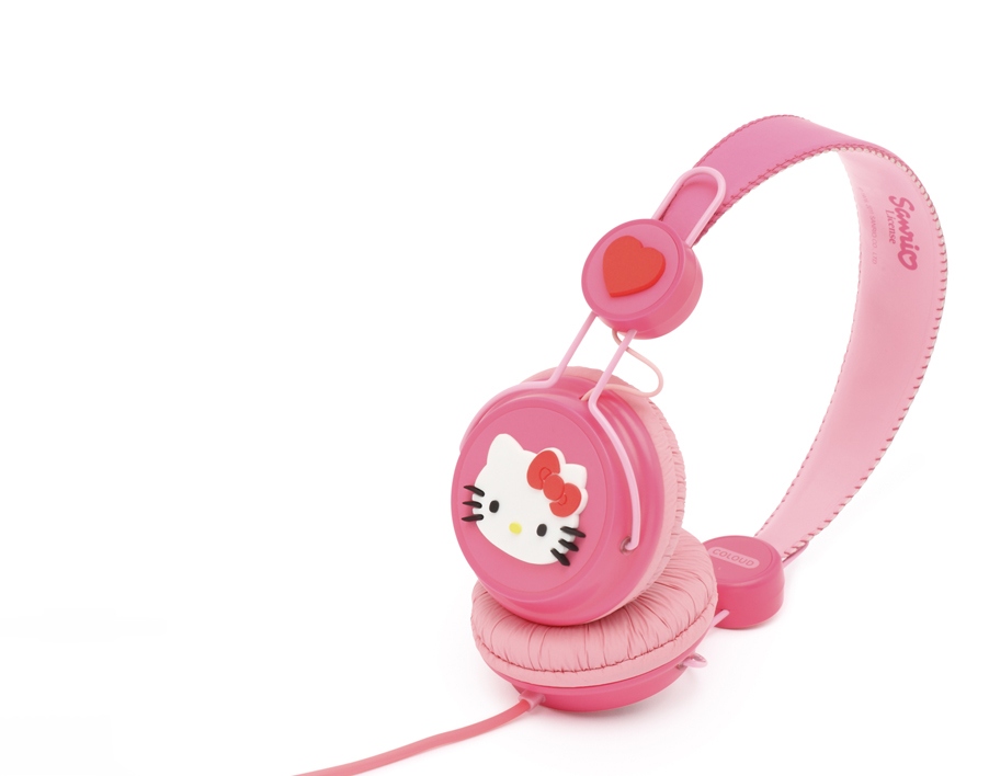 slúchadlá Coloud Hello Kitty - Pink Rubber