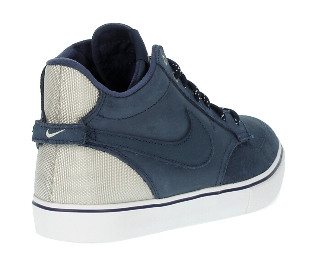 buty Nike 6.0 Braata LR Mid Premium - Midnight Navy/Midnight Navy/Light Brown/White