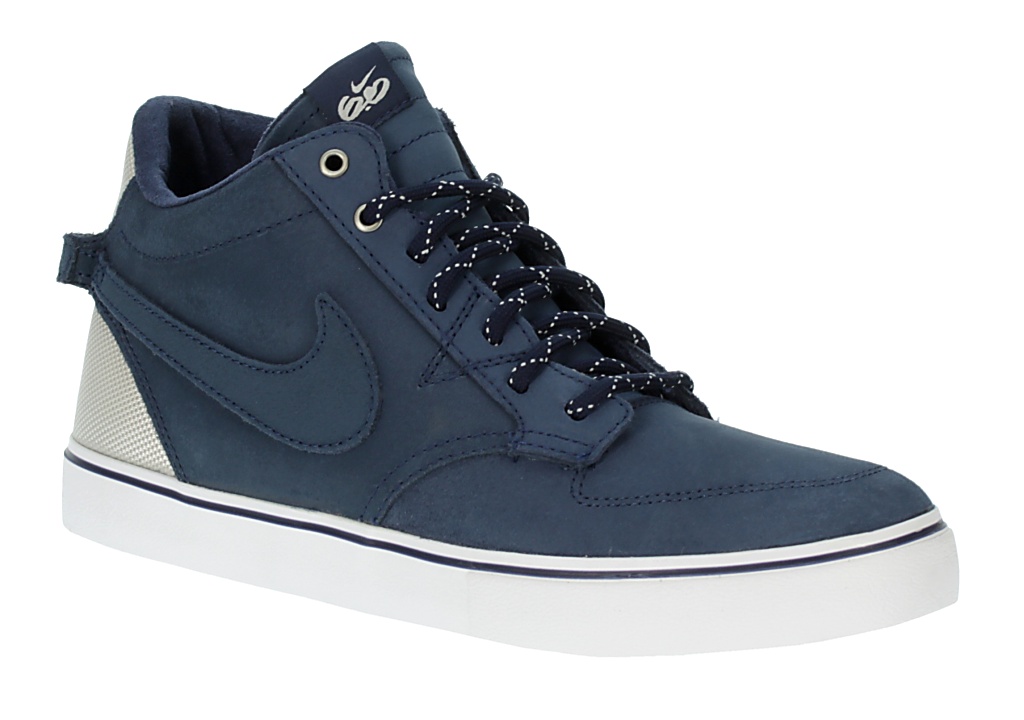 buty Nike 6.0 Braata LR Mid Premium - Midnight Navy/Midnight Navy/Light Brown/White