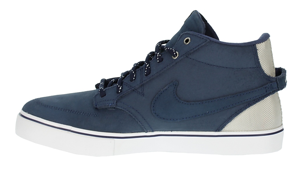 buty Nike 6.0 Braata LR Mid Premium - Midnight Navy/Midnight Navy/Light Brown/White