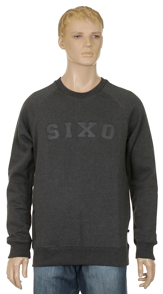 mikina Nike 6.0 College Crew - 032/Black Heather/Anthracite
