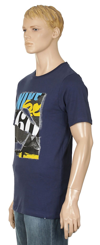 Nike 6.0 Torn Standard T-shirt - 410/Midnight Navy