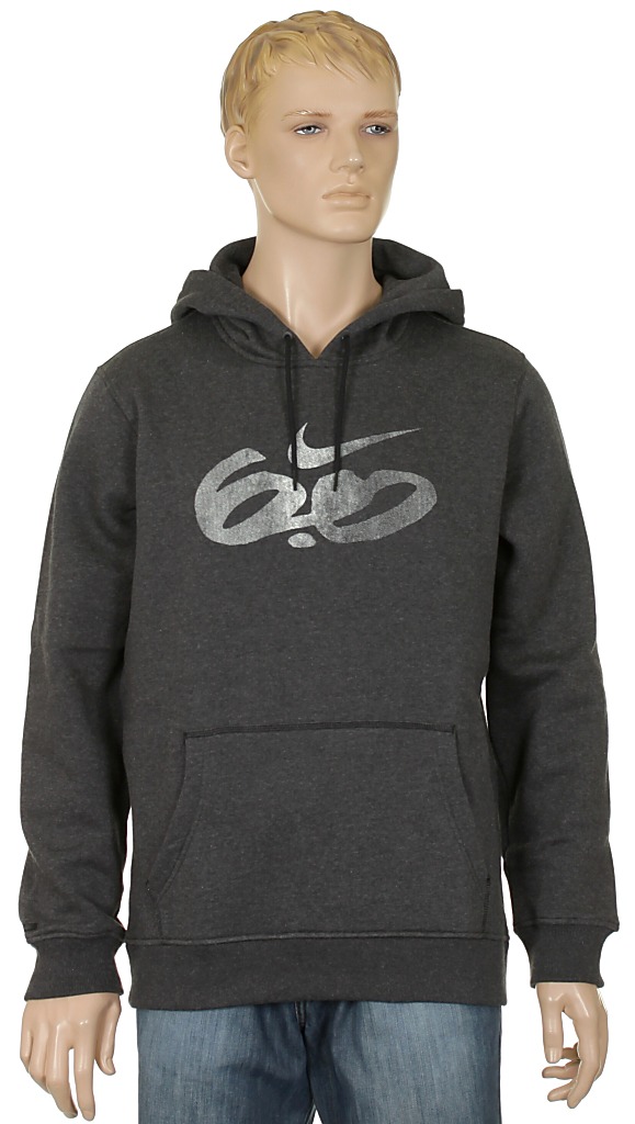 hoodie Nike 6.0 Icon Logo - 032/Black Heather