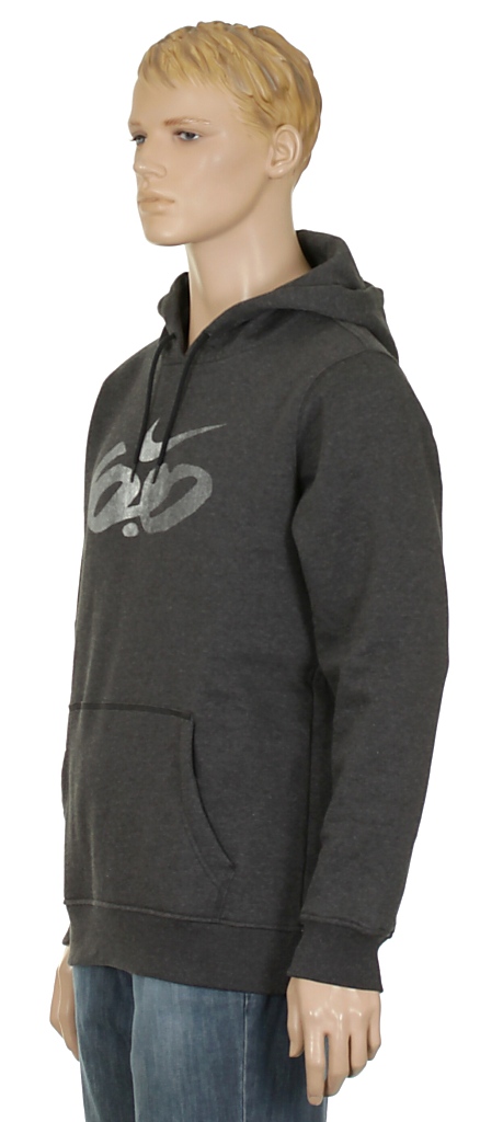 hoodie Nike 6.0 Icon Logo - 032/Black Heather