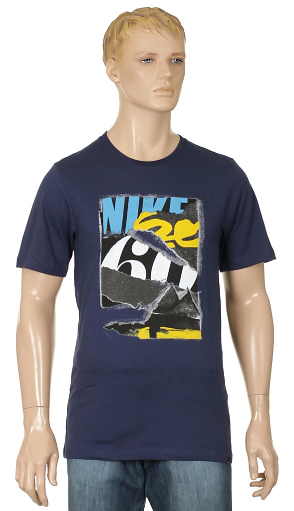 Nike 6.0 Torn Standard T-shirt - 410/Midnight Navy