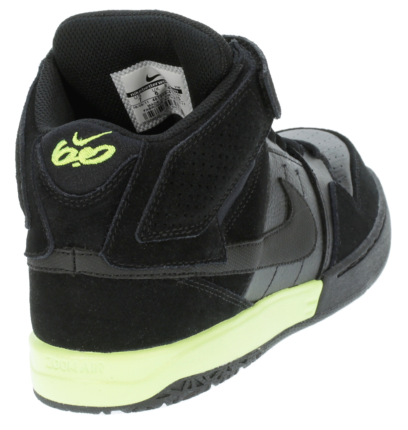 shoes Nike 6.0 Zoom Mogan Mid 2 - Black/Black/Volt
