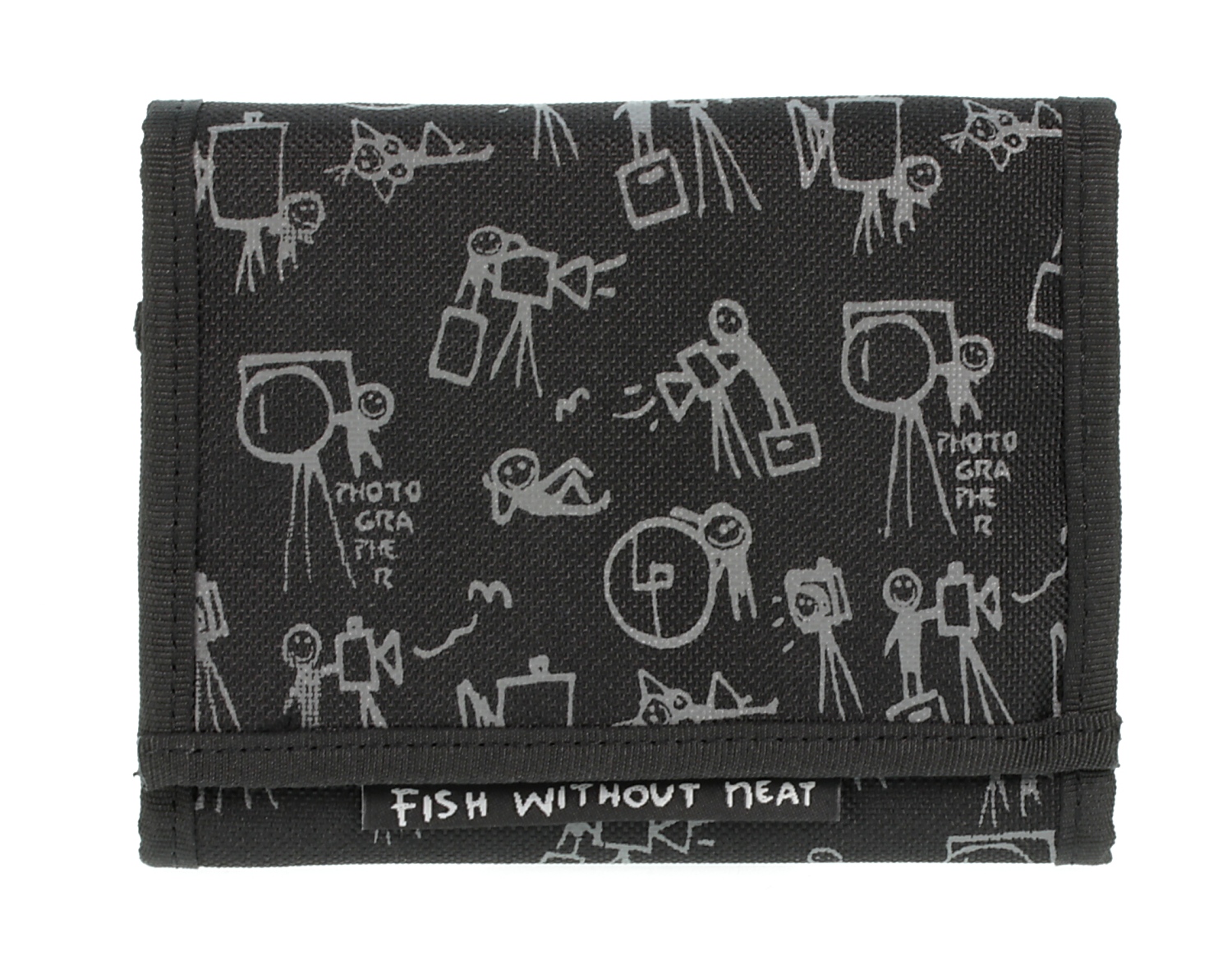 peňaženka UAX Namany - Black/Gray