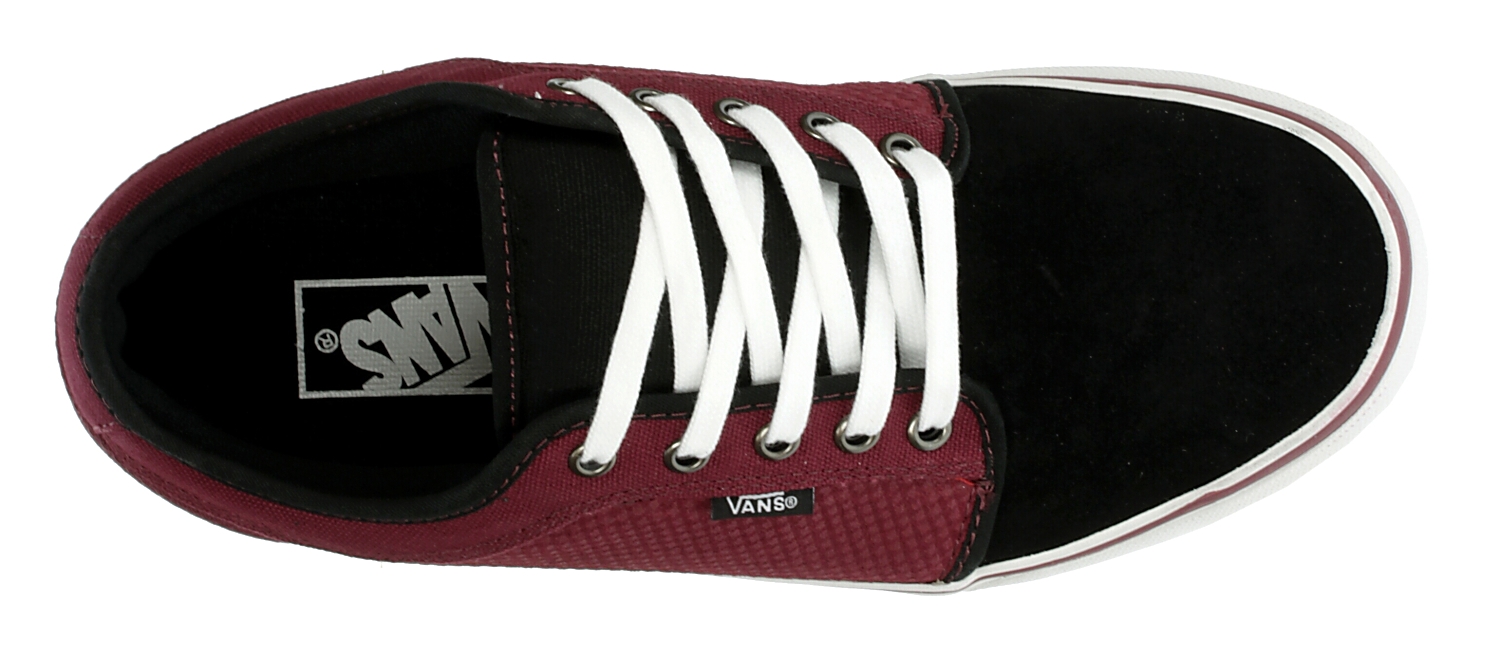 boty Vans Chukka Low - Black/Dark Ruby