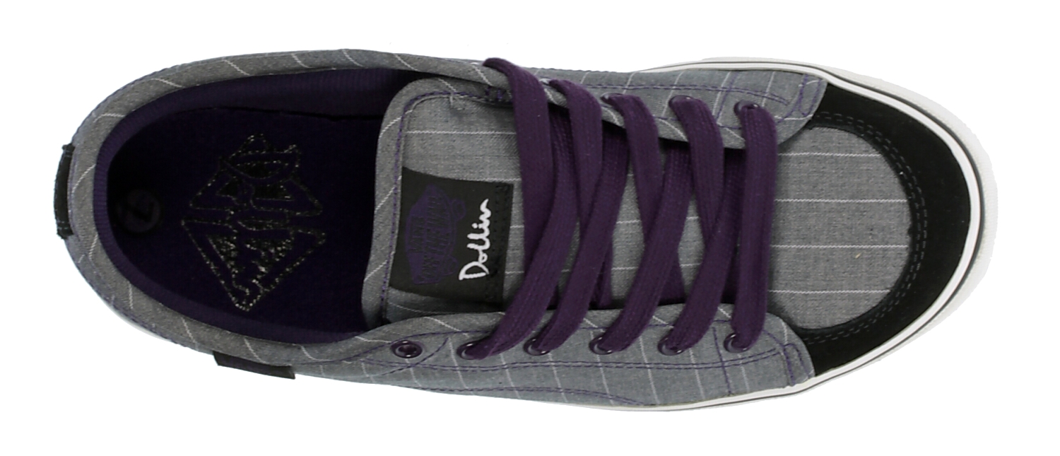 topánky Vans DD-66 - Pin-Stripe/Gray/Grape