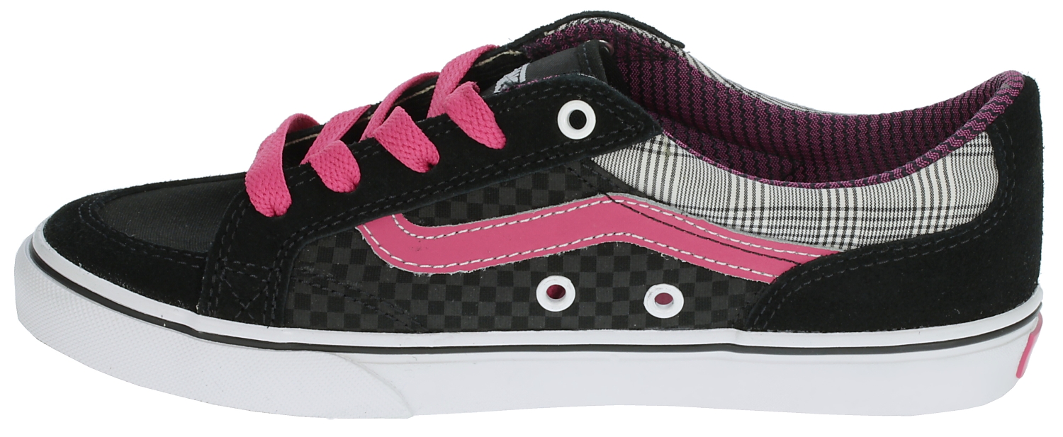 topánky Vans Aubree Slim - Check Plaid/Black/Pink