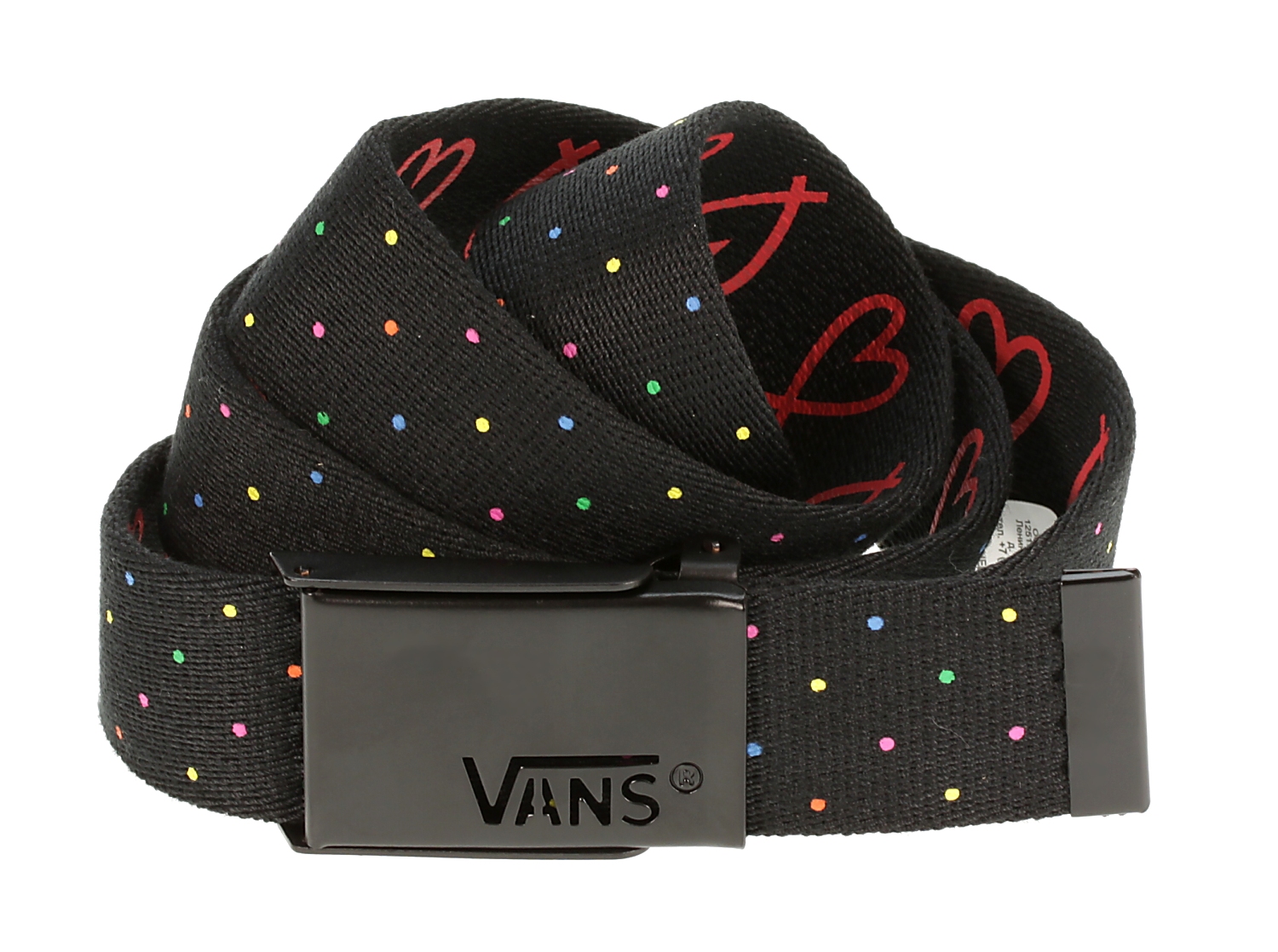 pásek Vans Double Trouble - Rainbow Dot/Black