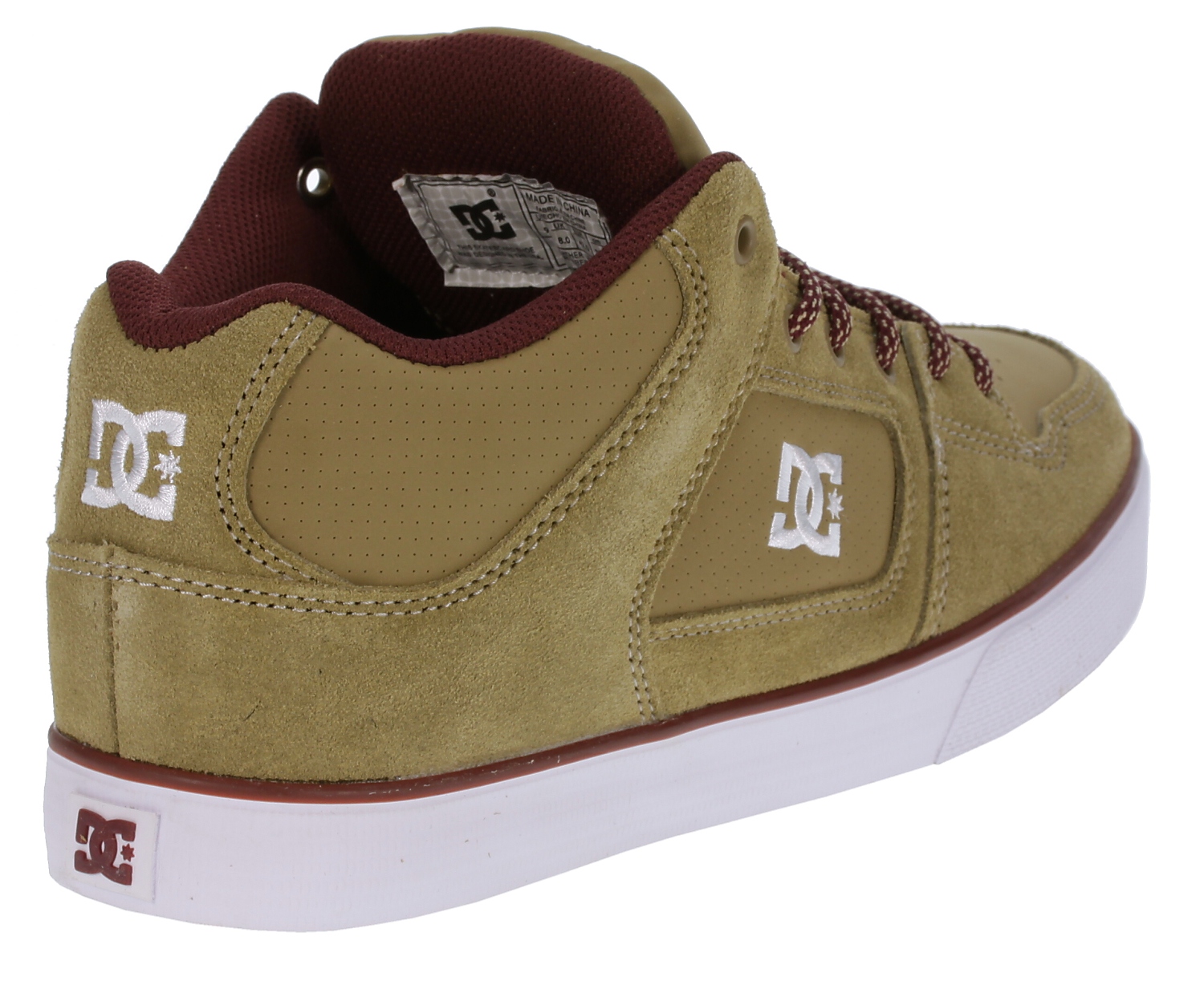 buty DC Radar Slim - Light Brown/White