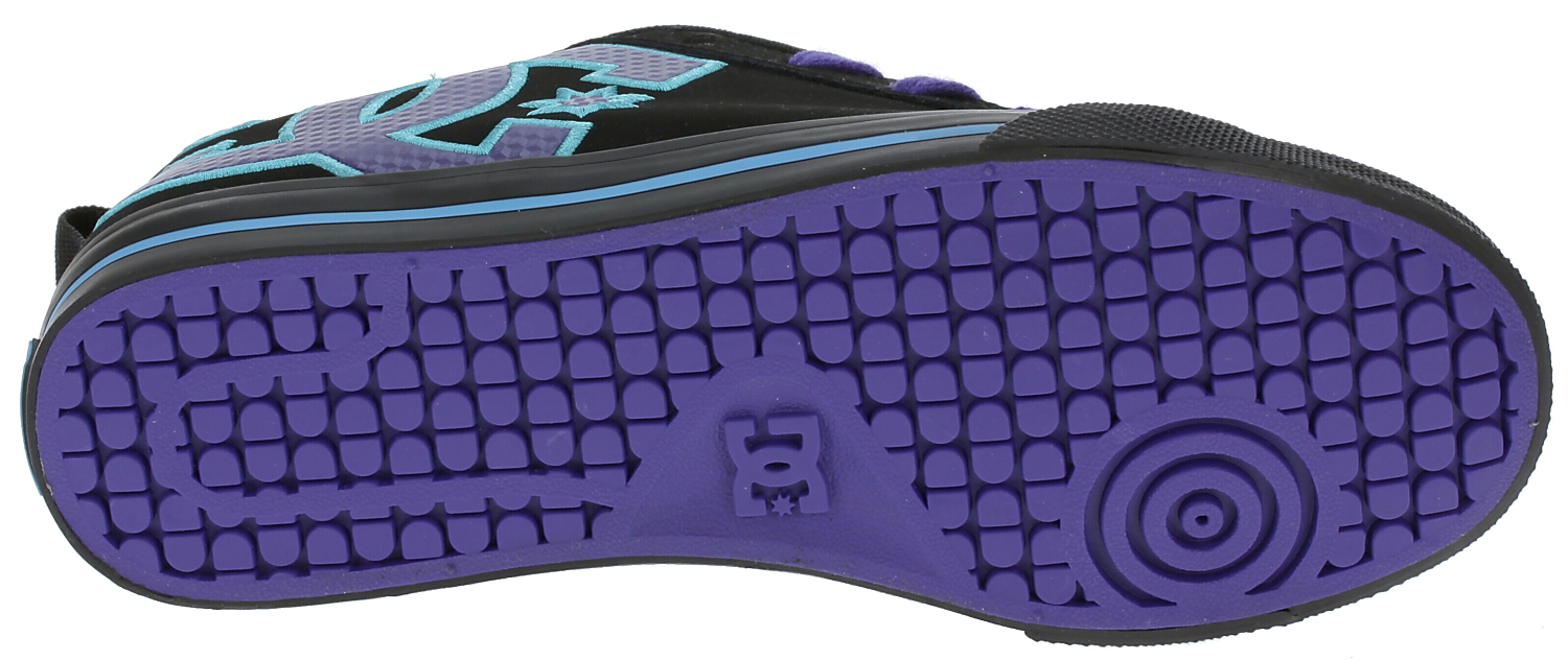 buty DC Court Graffik Vulc - Black/Turquoise