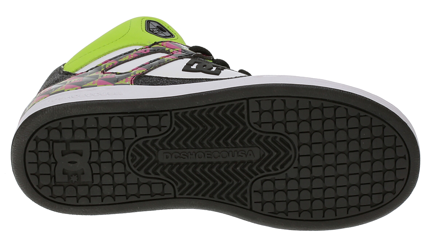topánky DC Rebound Kid's - Crazy Pink/Soft Lime