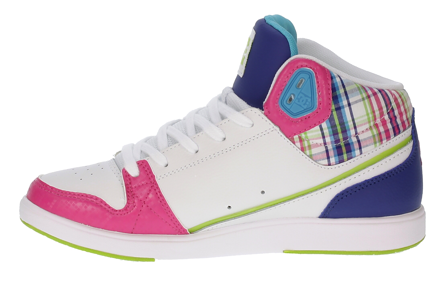 topánky DC University Mid - White/Turquoise/Soft Lime