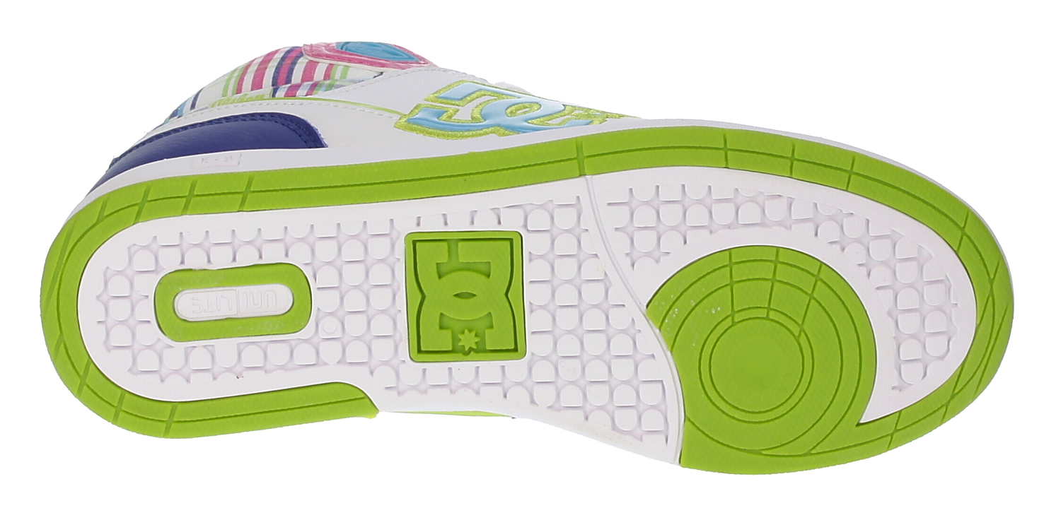topánky DC University Mid - White/Turquoise/Soft Lime