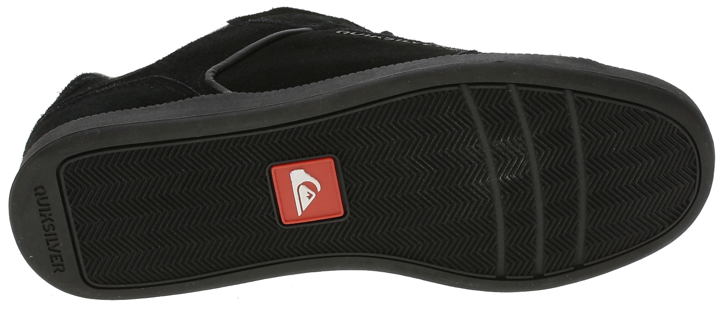topánky Quiksilver Area 3 Slim Suede - Black/Black/Black
