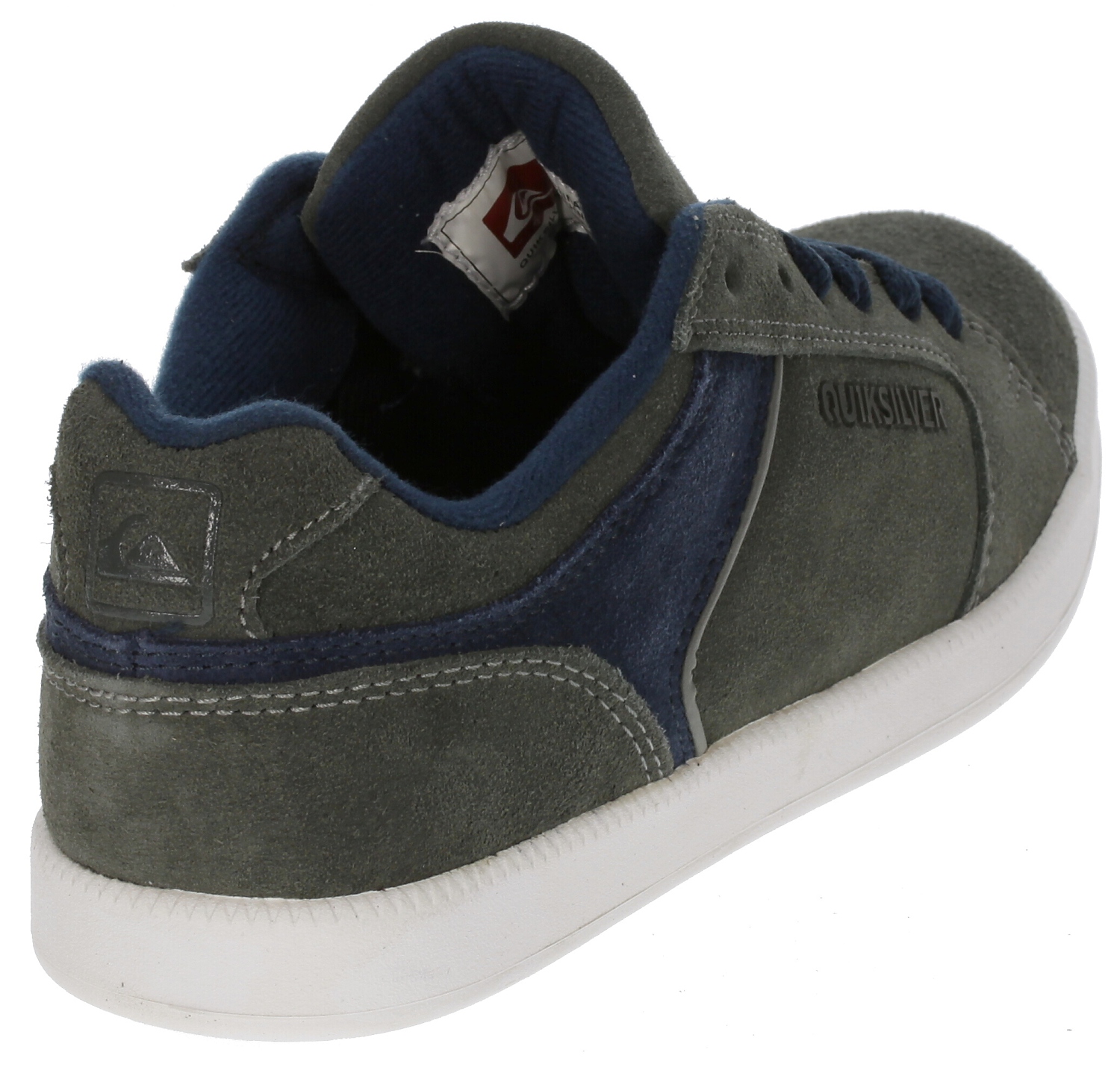 buty Quiksilver Area 3 Slim Suede - Brey/Blue/Black