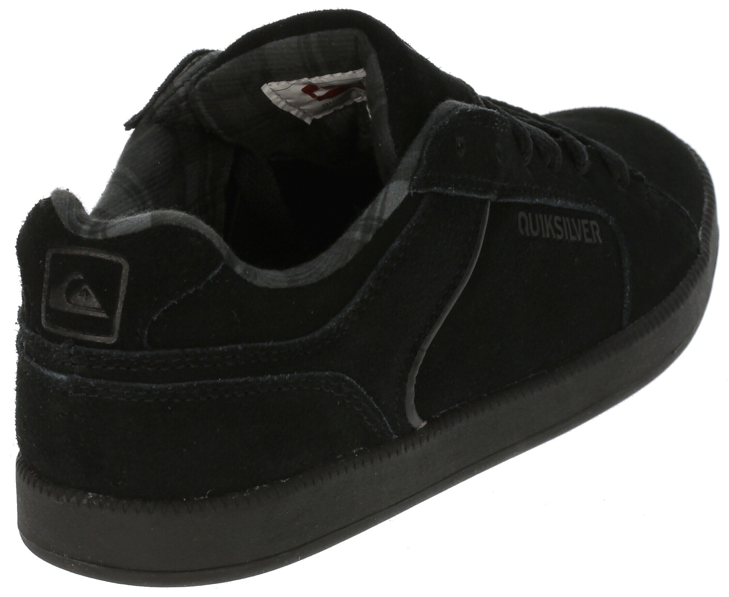 topánky Quiksilver Area 3 Slim Suede - Black/Black/Black