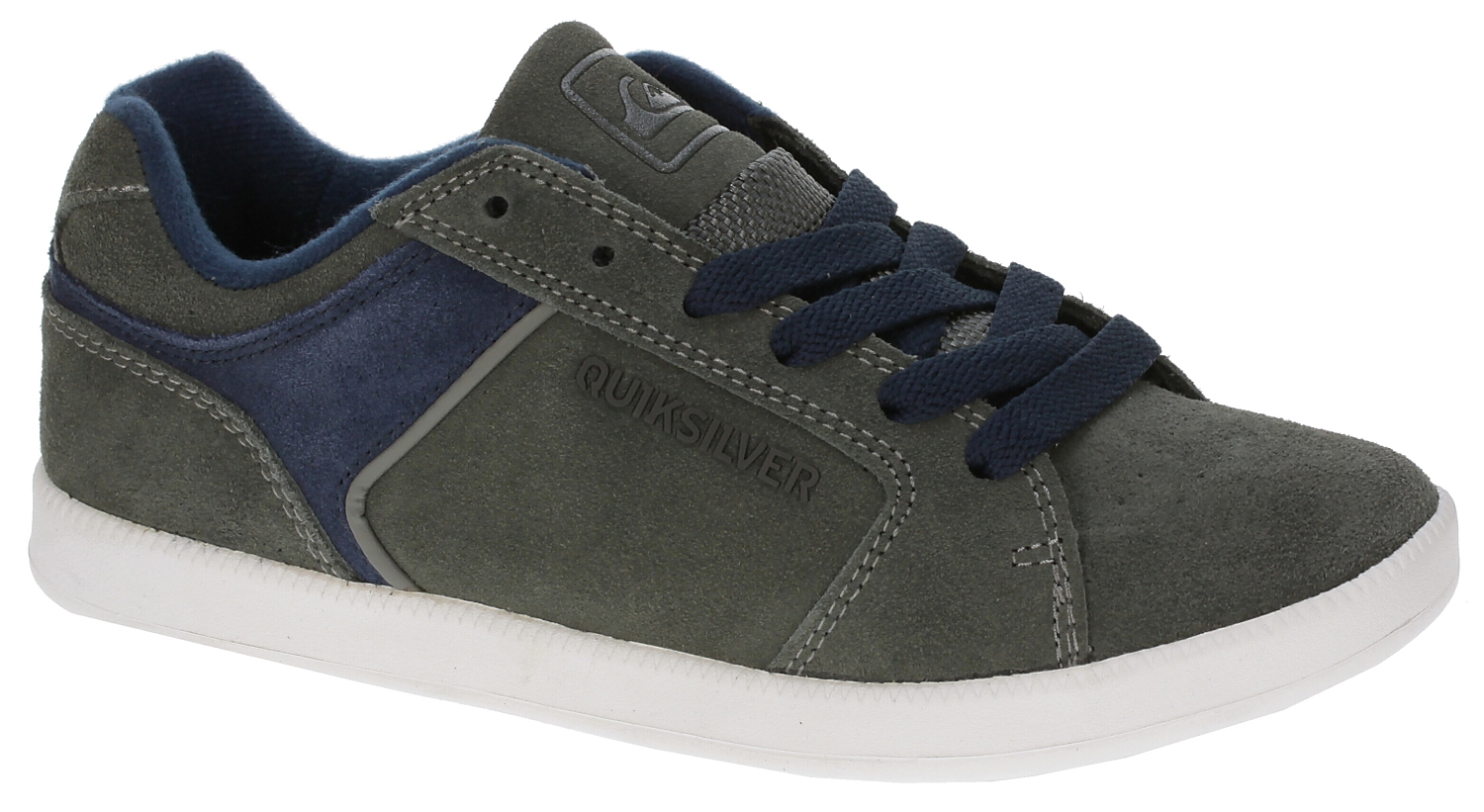 buty Quiksilver Area 3 Slim Suede - Brey/Blue/Black