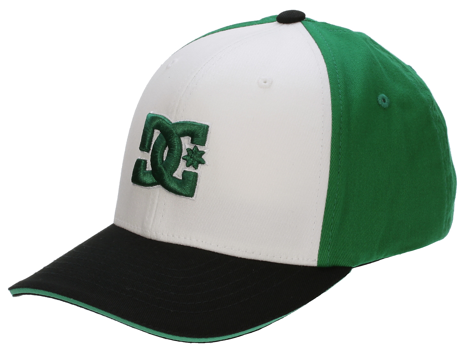 czapka z daszkiem DC Jamal 6 - White/Kelly Green
