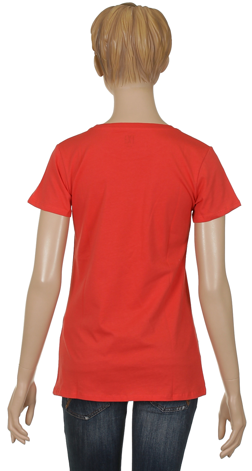 tričko DC T Star - Lipstick Red/White