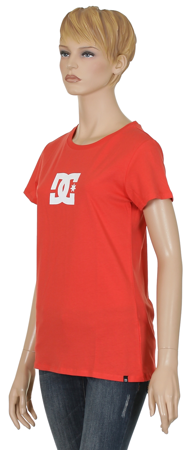 tričko DC T Star - Lipstick Red/White