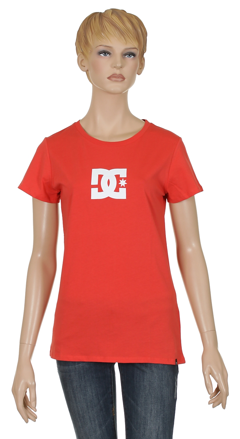 tričko DC T Star - Lipstick Red/White