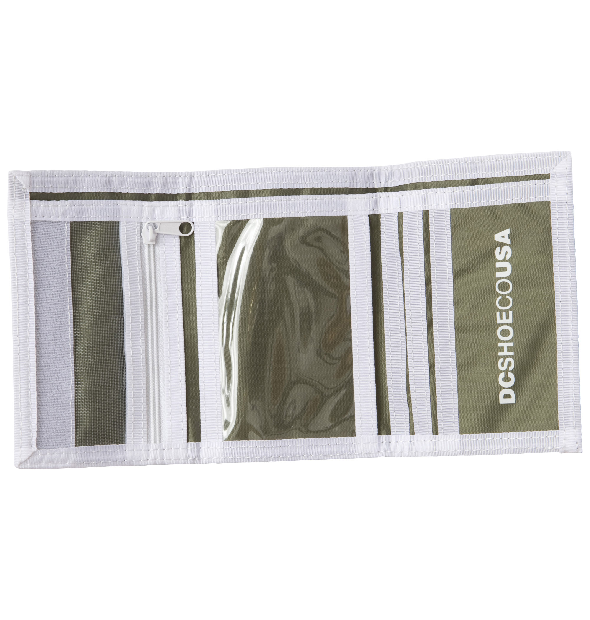 portmonetka DC Ripstop 5 Tri-Fold - Black/Kelly Green