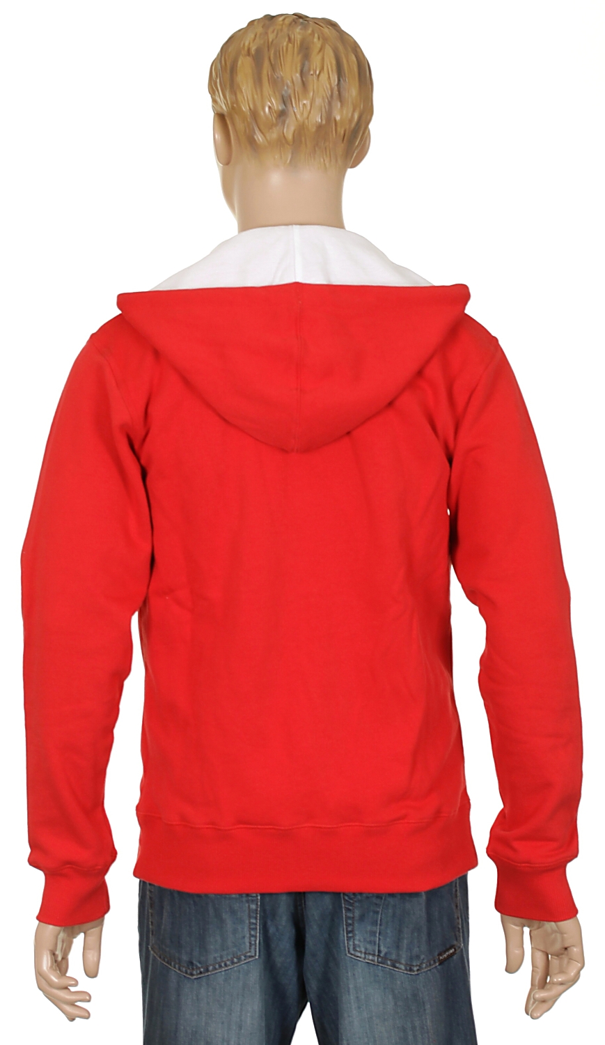 mikina Quiksilver Contrast Zip - Quik Red