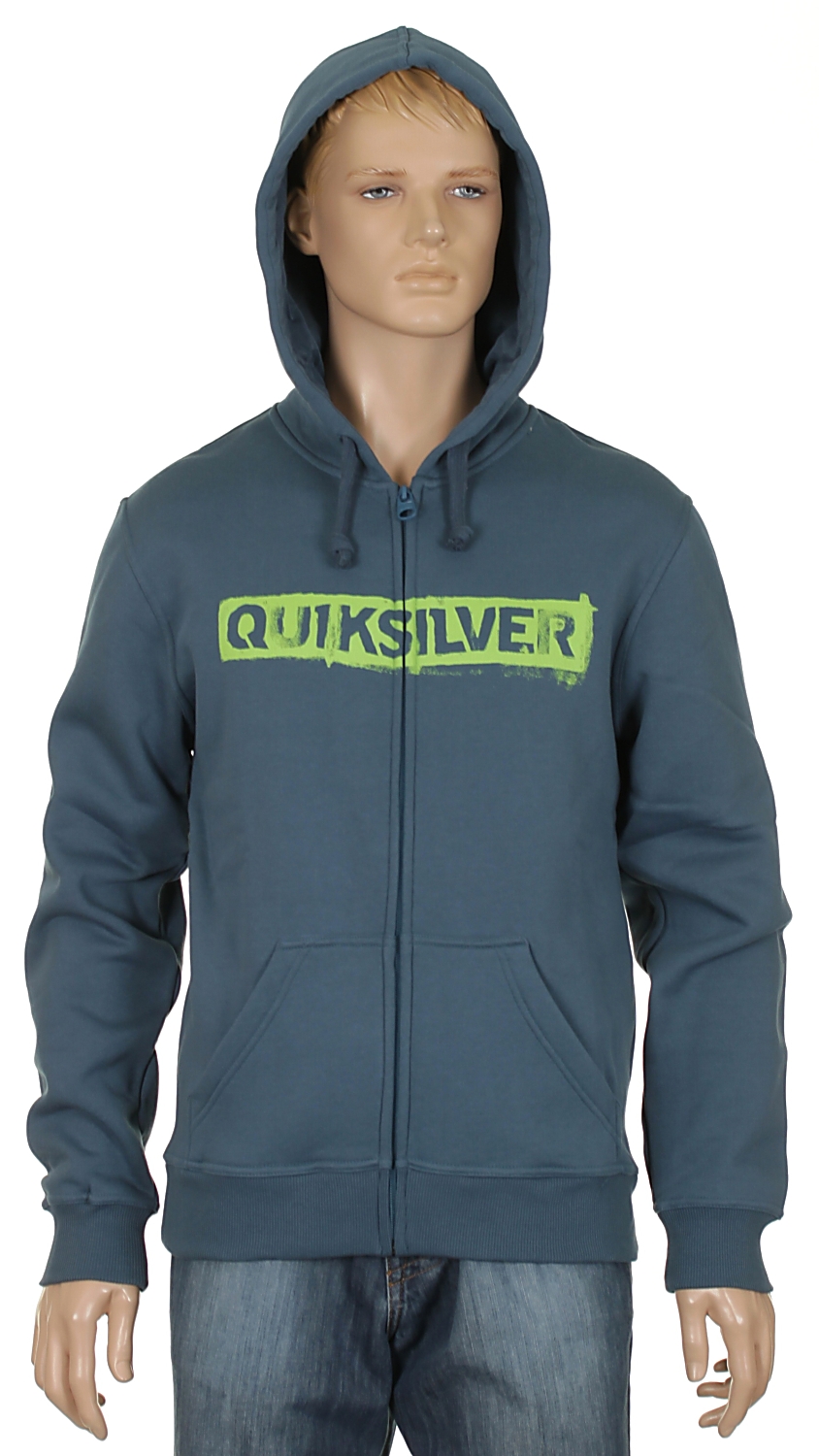 bluza Quiksilver Corporate Lettring Zip - Indian Teal
