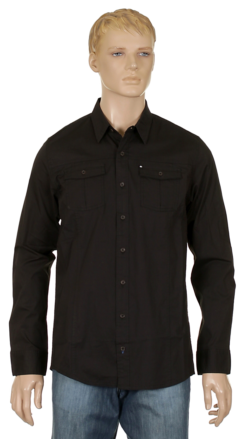 koszula Quiksilver Blank Canvas LS - Black