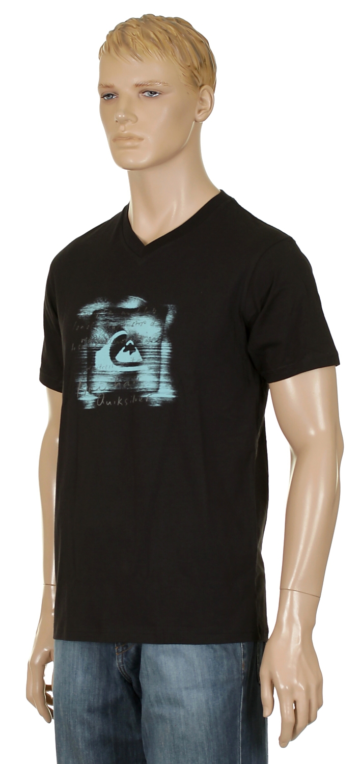 koszulka trykotowa Quiksilver Blowtorch - Black