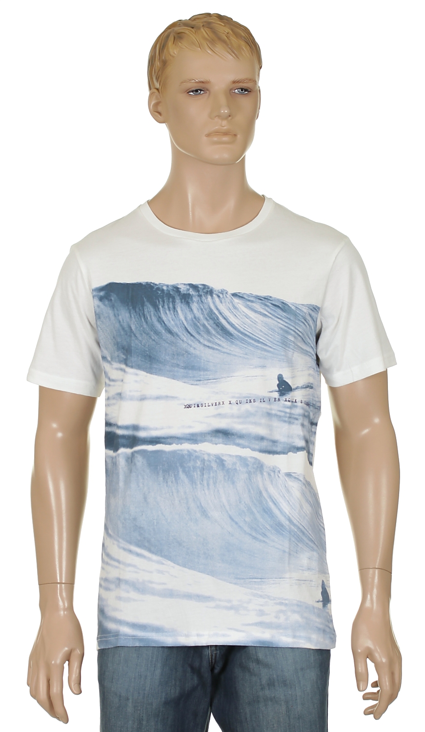 koszulka trykotowa Quiksilver KSmaster - Vintage White