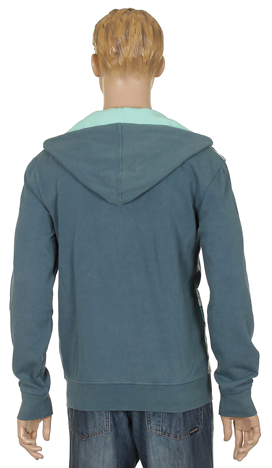 bluza Quiksilver Wild Wild Zip - Indian Teal