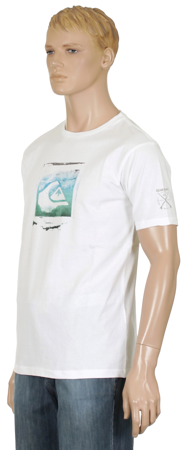 tričko Quiksilver Stamped - White
