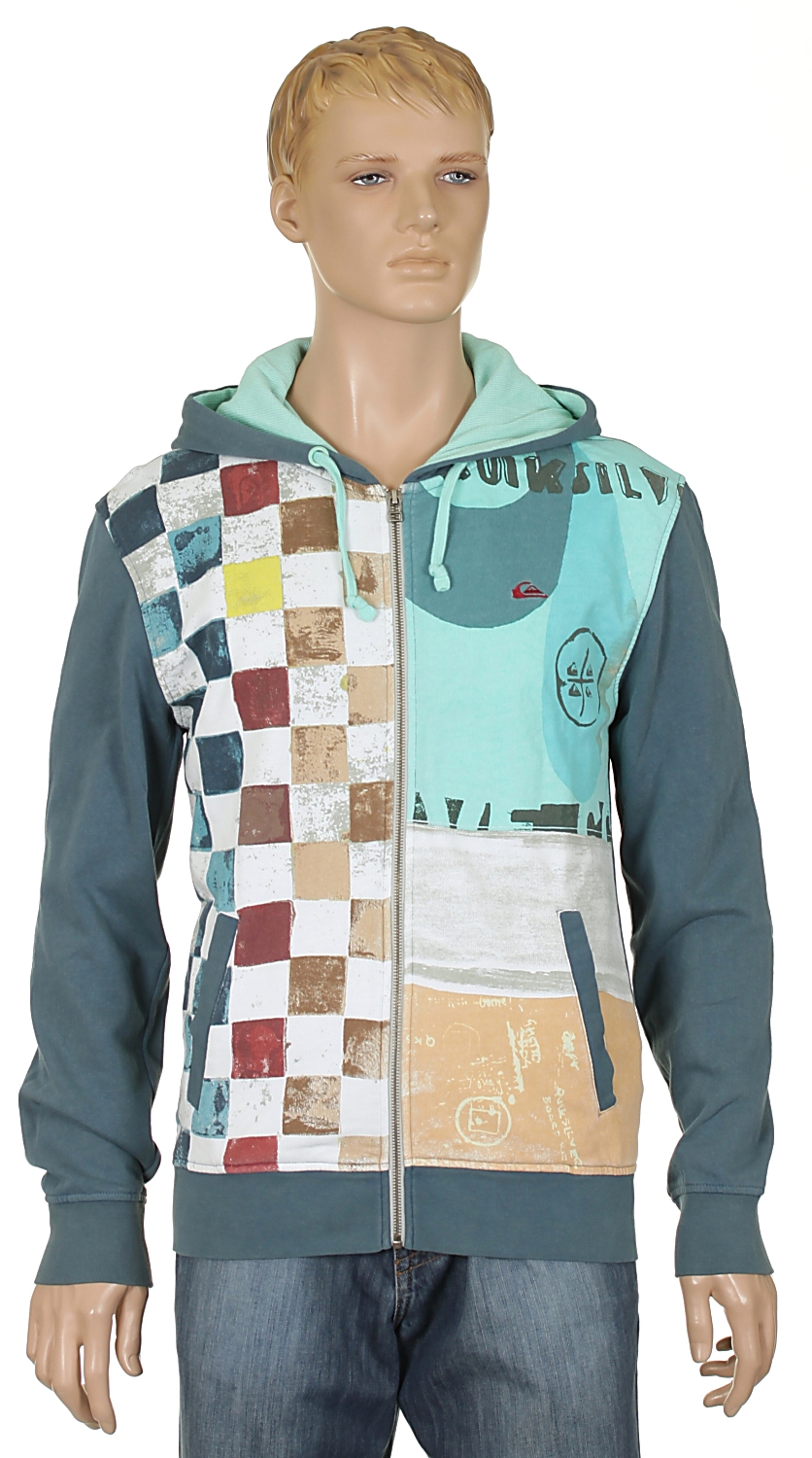 bluza Quiksilver Wild Wild Zip - Indian Teal